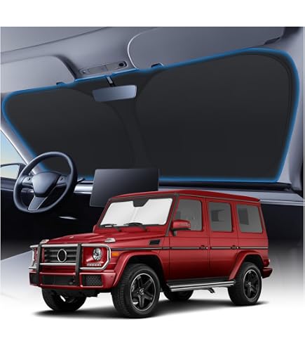 Amazon.com: YIZHUOMY Windshield Sun Shade for Mercedes Benz G